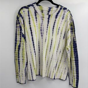 Lululemon Womens Tie Dye Crew Neck Sweatshirt Pullover Sweater Cotton Cashmere 8